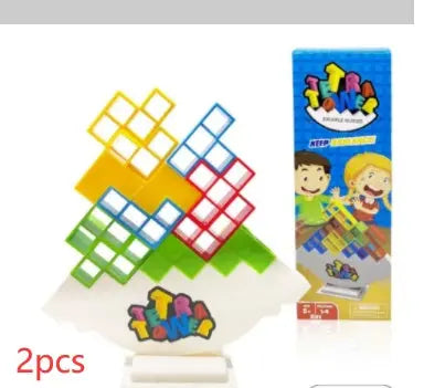 Balance Stacking Board Games Kids Adults Tower Block Toys For Family Parties Travel Games Boys Girls Puzzle Buliding Blocks Toy Vyntra shop