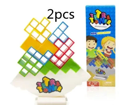 Balance Stacking Board Games Kids Adults Tower Block Toys For Family Parties Travel Games Boys Girls Puzzle Buliding Blocks Toy Vyntra shop