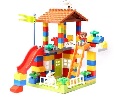 Children's puzzle building blocks, boys and girls, city baby, children's toys, early childhood toys Vyntra shop