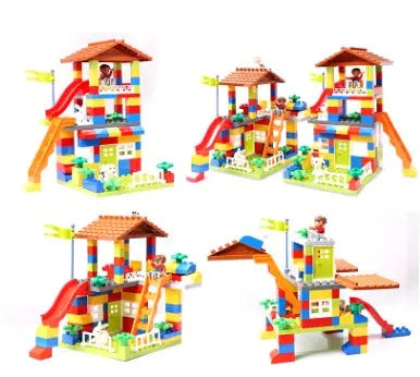 Children's puzzle building blocks, boys and girls, city baby, children's toys, early childhood toys Vyntra shop