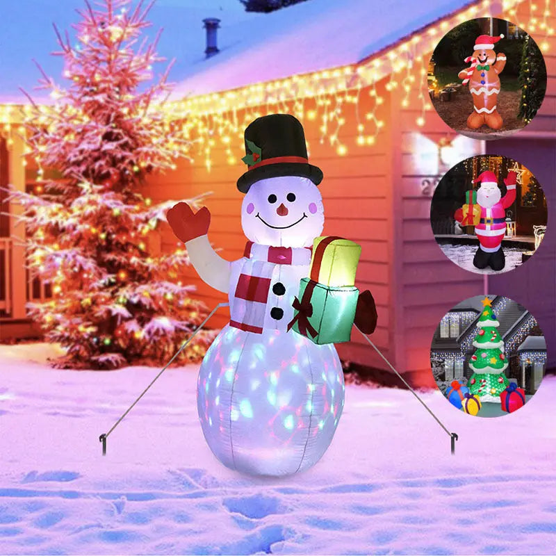 Christmas  Lights Tree Snowman Vyntra shop