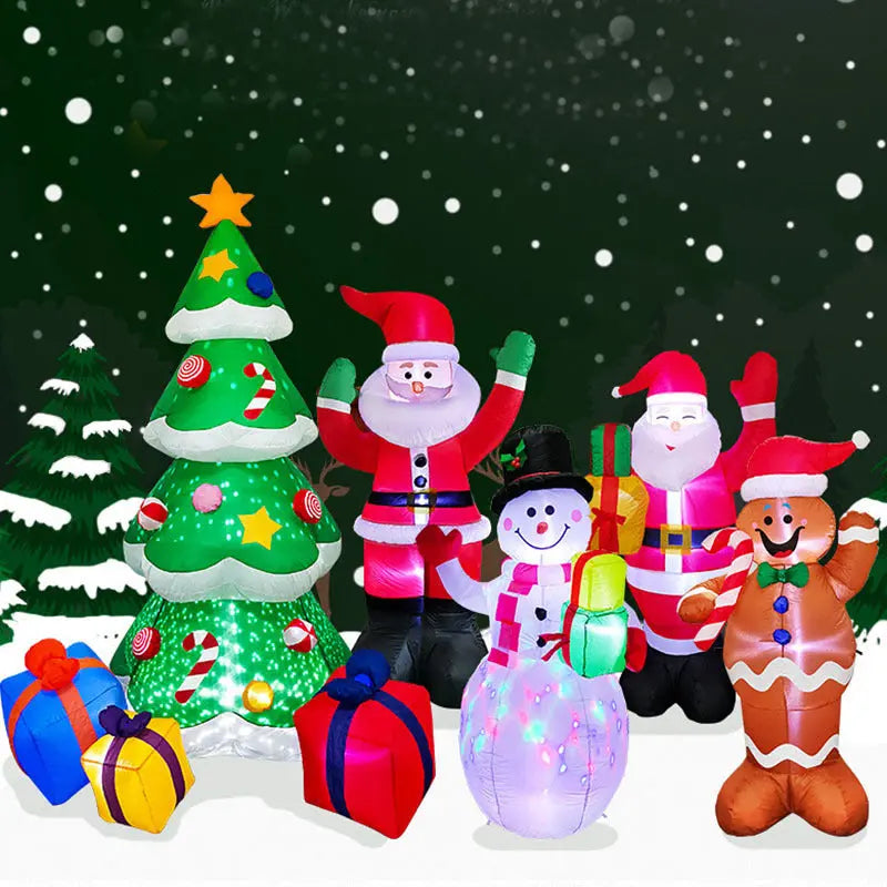 Christmas  Lights Tree Snowman Vyntra shop